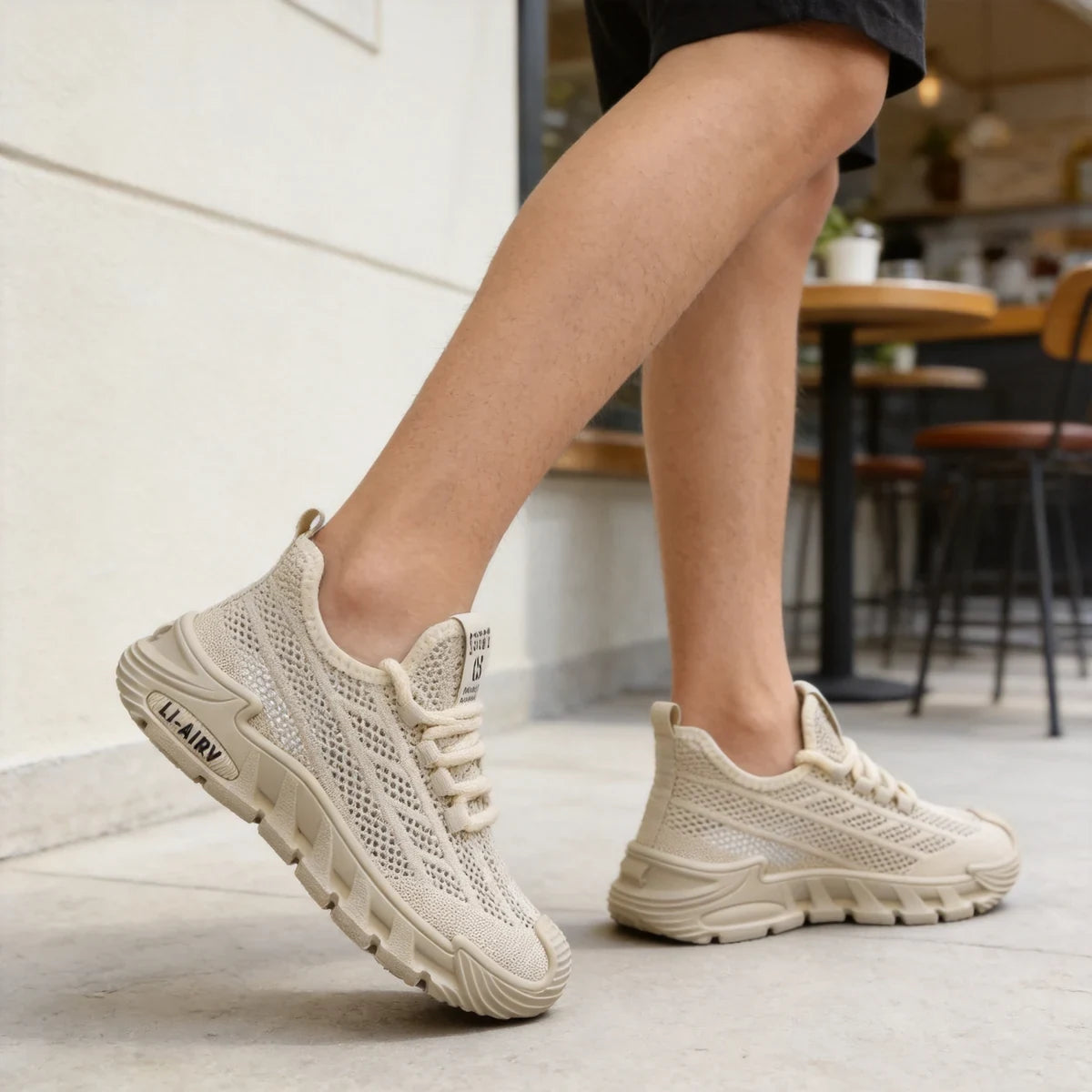 【39-44】🔥Nuevas zapatillas de hombre transpirables de malla perforada con suela flexible para una mayor comodidad al caminar💨