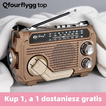 🔥Hit Sprzedaży 【Rabat 50%】📟📶Przenośna wielofunkcyjna latarka radiowa AM
