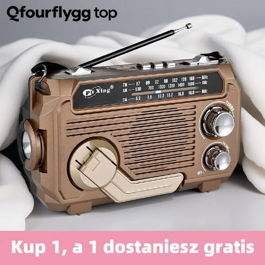 🔥Hit Sprzedaży 【Rabat 50%】📟📶Przenośna wielofunkcyjna latarka radiowa AM