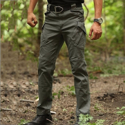 👖✨【49% OFF】Pantaloni cargo negri militar cu mai multe buzunare pentru bărbați noi, respirabili 3830198