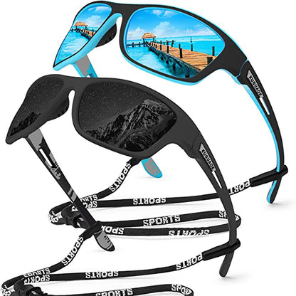 🔥【50% de descuento 】😎🕶️🚴 Gafas de sol polarizadas eliminan los reflejos, son resistentes al polvo y son ideales para largas rutas de ciclismo al aire libre, unisex.