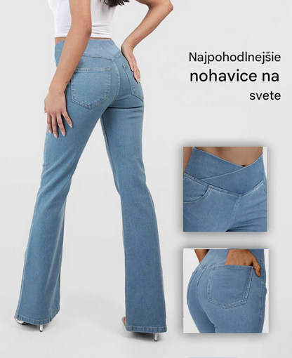 👖【Zľava 50%】【Veľkosti XS-4XL】Super trend! Džínsy s vysokým pásom, ktoré lichotia a zvýrazňujú vaše krivky 💖