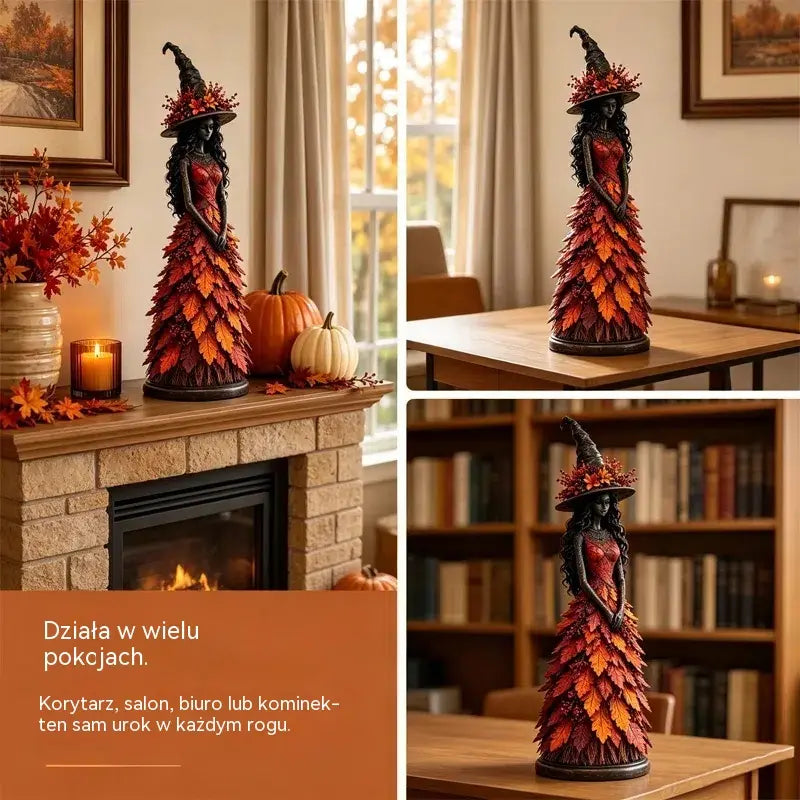 🧙‍♀️🔥Hit Sprzedaży 【Rabat 50%】 Zaczarowana figurka jesiennej wiedźmy