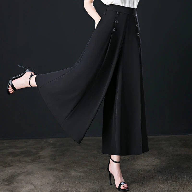 【M-5XL】Pantalones anchos plisados (Tiempo limitado 50% de descuento)