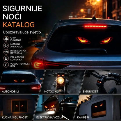 [Kupite jedan, dobijte jedan gratis] Dva artikla za samo23 eura. 🚗👀 LED svjetla za automobil na solarni pogon | Privucite pozornost i poboljšajte sigurnost vožnje: Bežični dizajn, automatsko otkrivanje, univerzalno upravljanje aplikacijom ✨