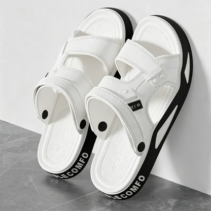 👍【50% de descuento】Nuevas sandalias antideslizantes de talla grande para hombre (modelo 2026) – Ideales para exteriores, la playa y uso en interiores.