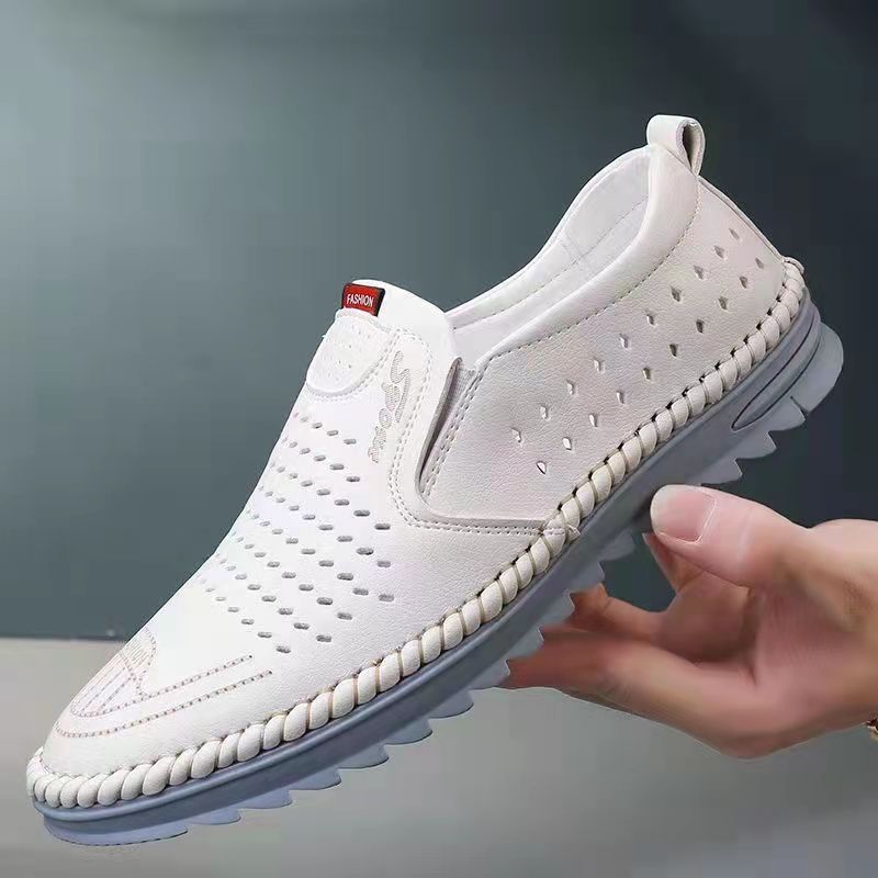 【39–44】 Męskie skórzane buty outdoorowe ręcznie robione 2026