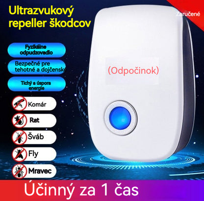 【Zľava na konci sezóny】🔥🐭【3 ks】Fyzikálny tichý ultrazvukový odpudzovač hlodavcov a hmyzu