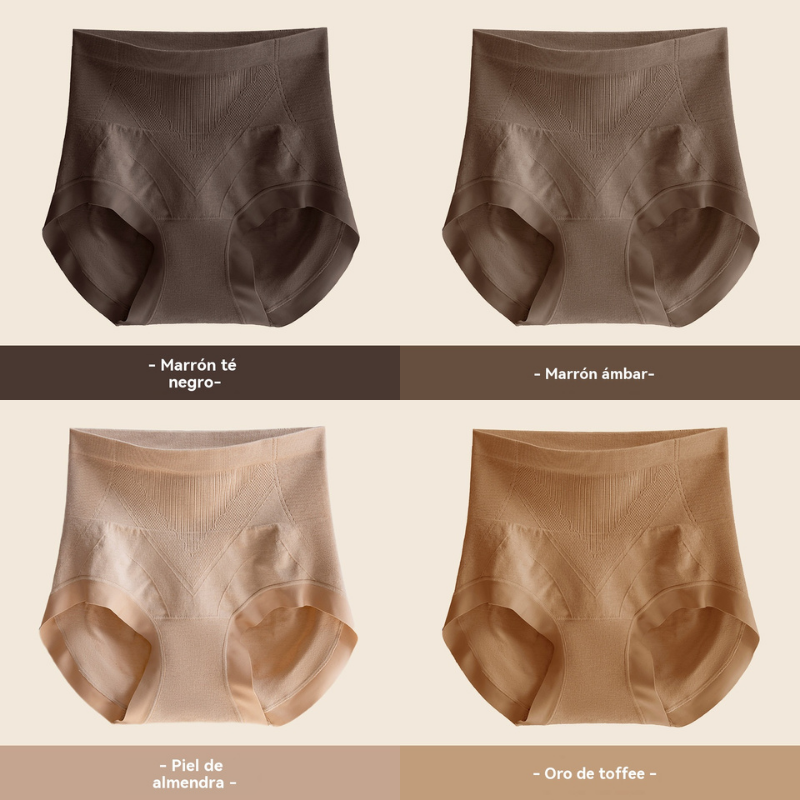 🍓【Set od 4 dijela】Visoko strukirano antibakterijsko svileno donje rublje🍑 Nježna kontrola trbuha, udobno i prozračno, podiže i oblikuje stražnjicu✨💖