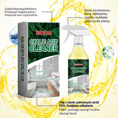 🔥【Kup 1, weź 1 GRATIS】 👍📢Środek czyszczący na bazie kwasu szczawiowego usuwa wieloletnie, uporczywe osady kamienne w zaledwie 3 sekundy!