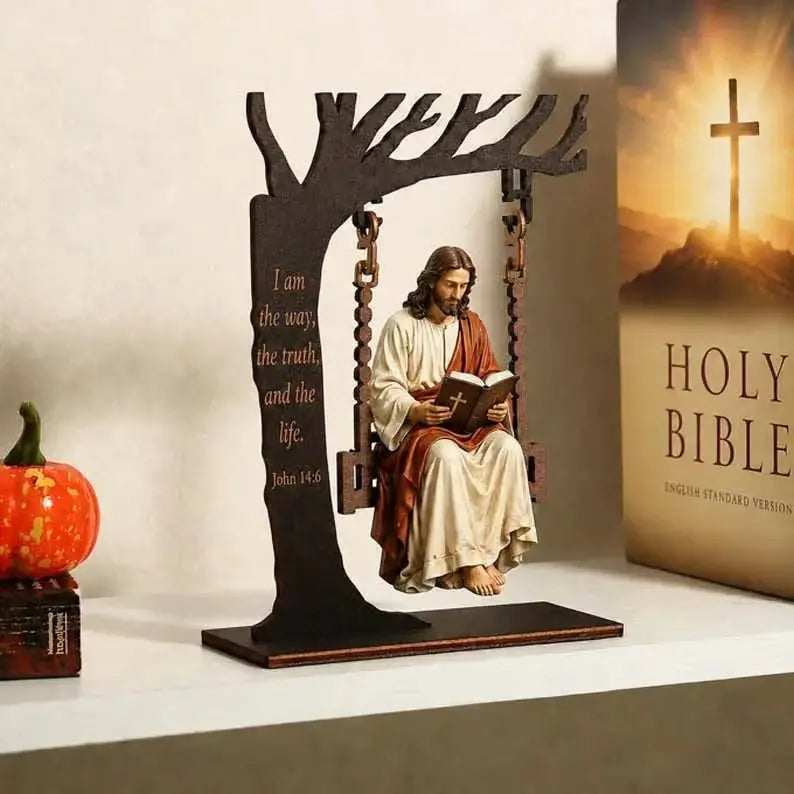 🔥Kúpte 1, získajte 1 zadarmo🔥🔥 Posledný deň: 50% zľava - ✝️📚 Kresťanská závesná ozdoba s Ježiškom