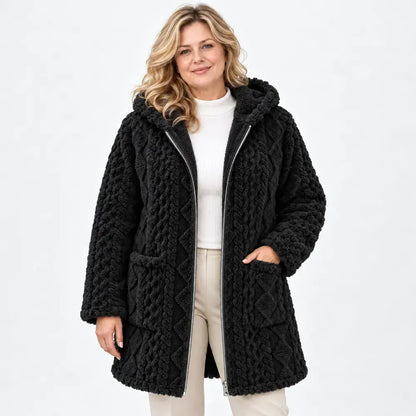 【S-3XL】Bestsellerowy damowy sweter rozpinany na zamek – gładki, dwustronny, pluszowy, casualowy, na jesień i zimę
