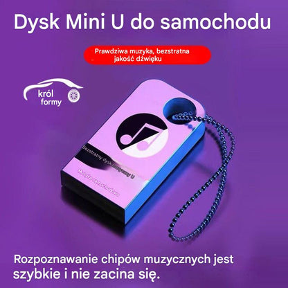 🚗🎵🎵【Muzyczna pamięć USB】Zawiera 8000 utworów, 600 teledysków i efekty dźwiękowe 6D