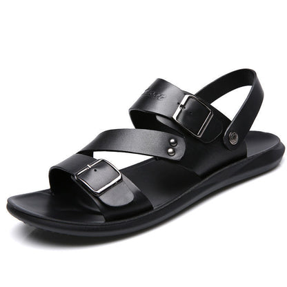 🔥[50% taniej]🔥 👟 Nowe męskie sandały letnie z miękkiej skóry naturalnej