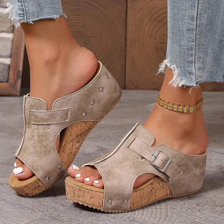 👡【50% POPUSTA】- 【36-43】Ženske modne sandale s otvorenim prstima i platformom