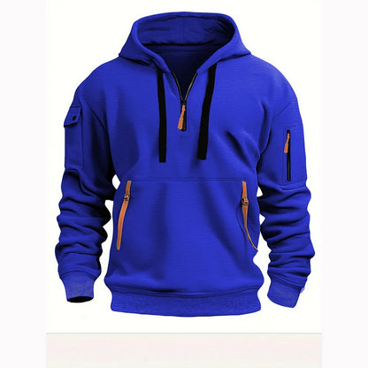 💥【50% zniżki🔥】【S-5XL】✨⛄Nowa zimna męska ciepła kurtka z kapturem, styl codzienny