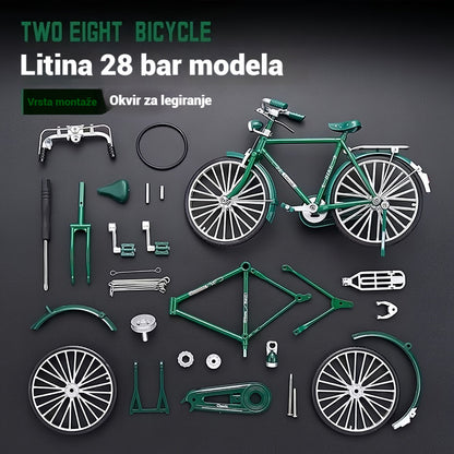 🔥🎁🚴‍♀️【50% popusta】【Kupite jedan, dobijte jedan gratis】Najprodavaniji sastavljeni simulacijski model bicikla igračka ukras "uradi sam"