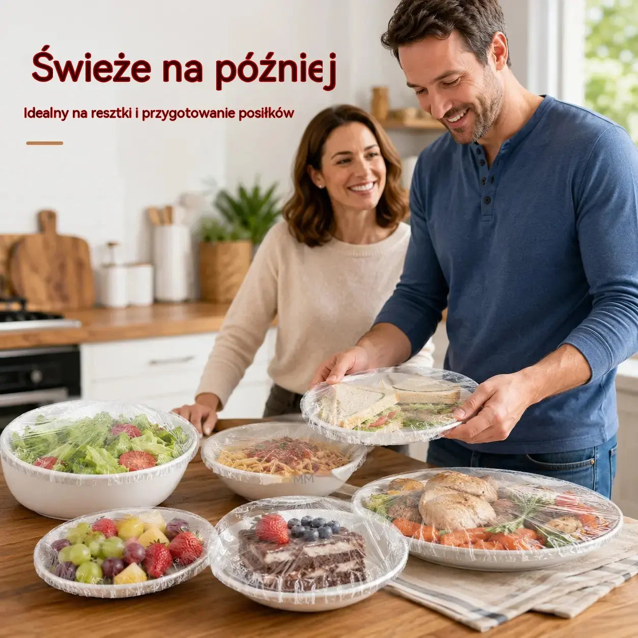 [200 arkuszy w opakowaniu] Jednorazowa folia spożywcza, odpowiednia do pojemników i żywności. Charakteryzuje się doskonałą przyczepnością, dobrymi właściwościami uszczelniającymi i jest łatwa w użyciu.