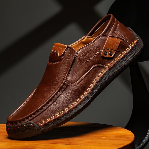 👞Promocja 50% taniej🔥【38-48】Ręcznie robione mokasyny skórzane ✅️Płatność przy odbiorze