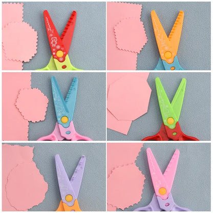 🥰【6 komada - 6 različitih oblika】Samo 23 eura✂️🌈Sigurnosne škare za djecu (za DIY konstrukcije)