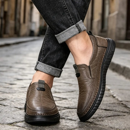 ✨【39–44】Męskie skórzane buty casualowe, nowy model