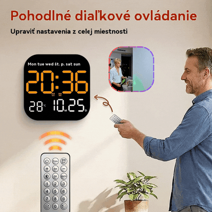 🔥Top hit 【Zľava 50%】🕰️ Predaných viac ako 50 000 kusov! Digitálne hodiny do domácnosti a kancelárie – jemné budenie, rozlúčte sa s rušivými budíkmi!