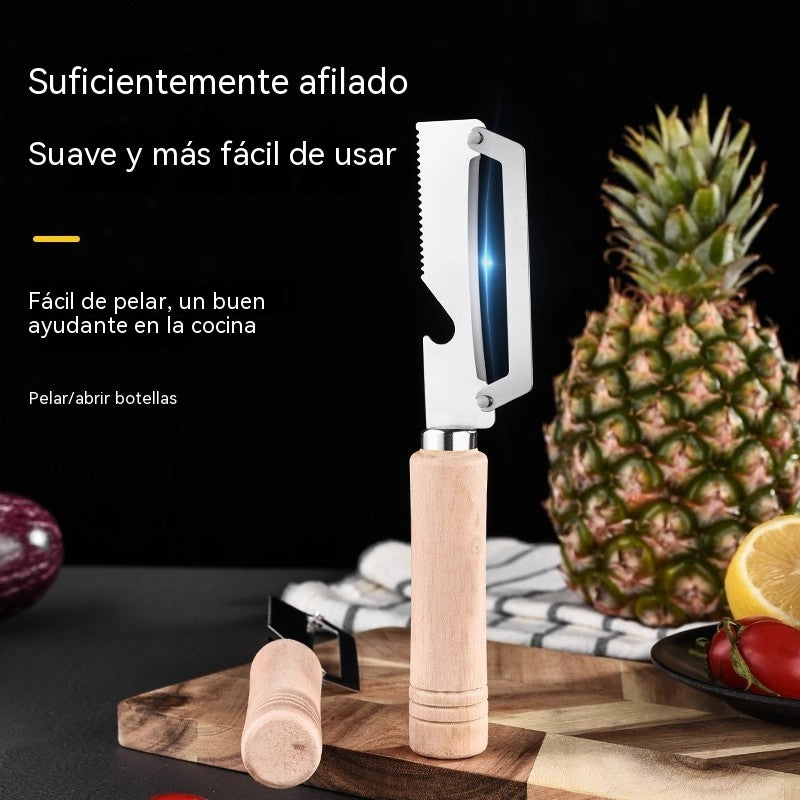 -50%OFF✅(Juego de 2 piezas) 🧅🔪 Pelador de cocina de alta calidad: ¡pela, corta verduras y abre botellas! 🔥