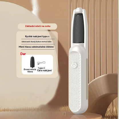 🦶🛁✨🔥【Horký prodej】Přenosný elektrický pilník na paty, exfoliační a multifunkční přístroj na péči o nohy