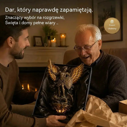 🔥【Rabat 50%】Lampa ścienna Anioł Stróż św. Michała