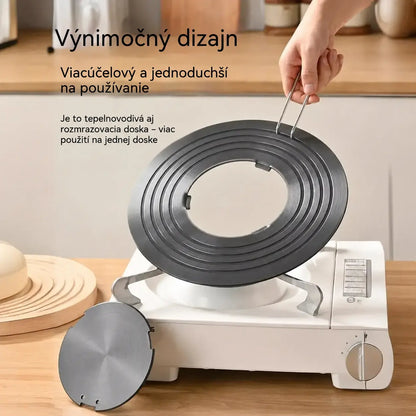 🔥🍳Tepelný vodič do domáceho sporáka (vhodný na varenie, prípravu polievok, rozmrazovanie surovín, ochranu hrnca pred pripálenými čiernymi drevenými trieskami)