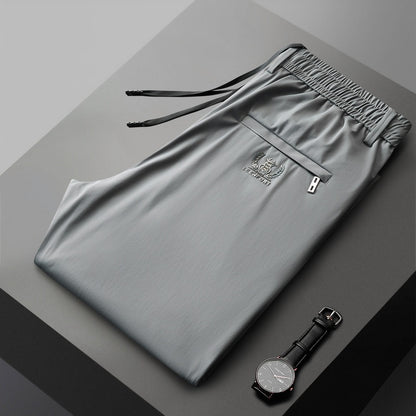 🔥Hit Sprzedaży 【Rabat 50%】👖 [40-115 kg] Nowe męskie spodnie z elastycznego jedwabiu na wiosnę i lato 2026