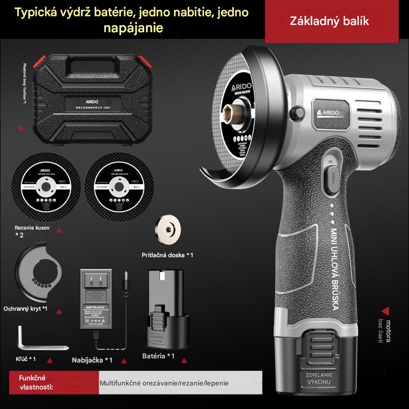 🔥【Časovo obmedzená ponuka】🧰12V mini uhlová brúska s rezným kotúčom