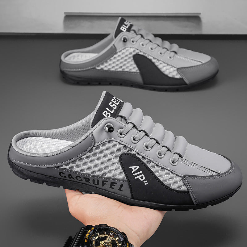 👞🔥【39-44】Nowe męskie sportowe wsuwane i codzienne kapcie — Bez pięty, szybkie zakładanie, antypoślizgowe