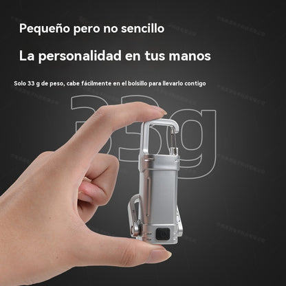 【Compra 2 y llévate 2 gratis】🔥Gran oferta🔥Linterna mini para llave súper brillante e impermeable con salida de 1200 lm