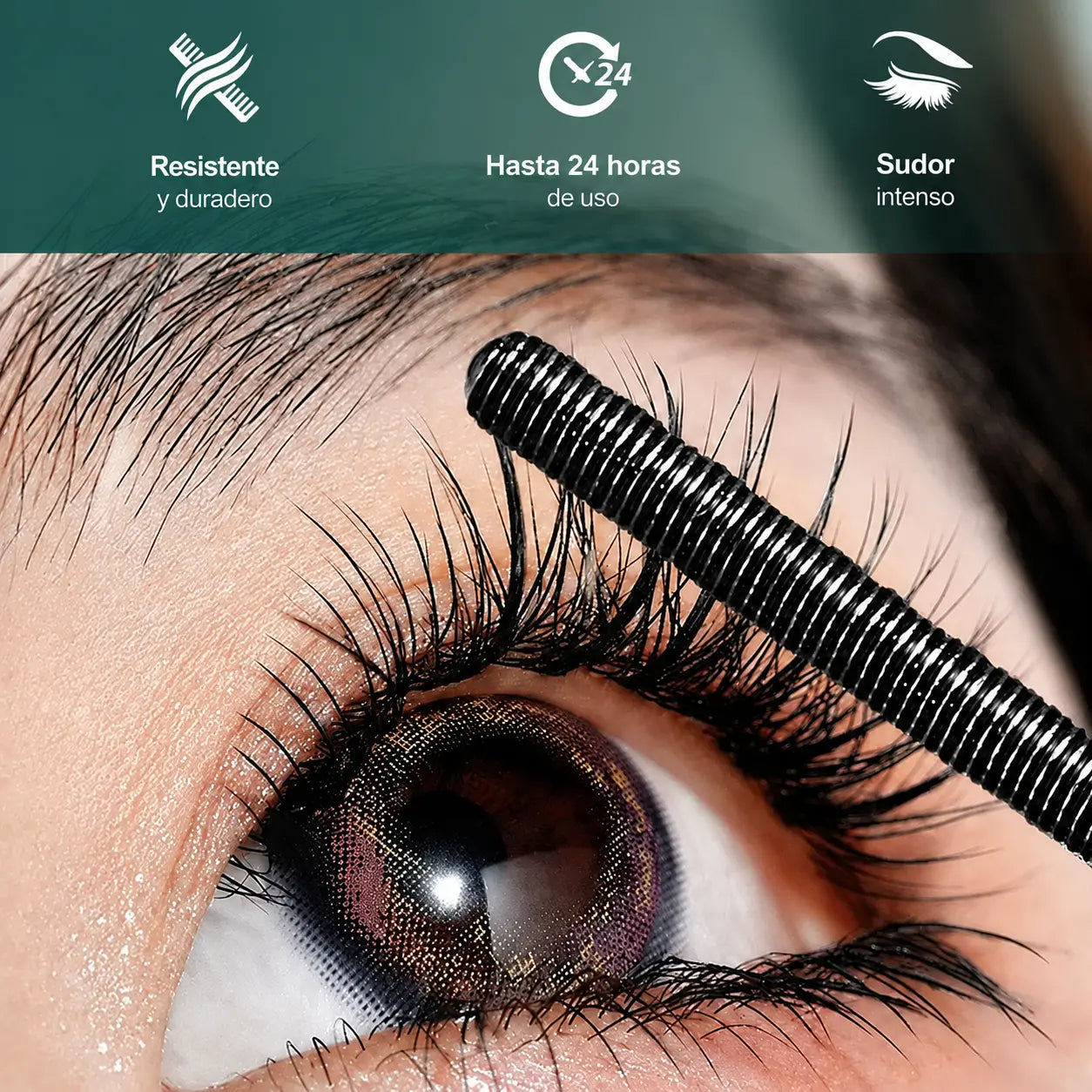 💥🔥【2 piezas】—🤩Opción más popular🔥Oferta especial 2026🔥Set de máscara de pestañas y rizador de pelo súper alargadores