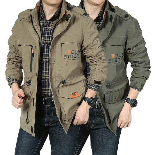 【M-4XL】2025 Bărbați Casual Hooded jacheta în aer liber