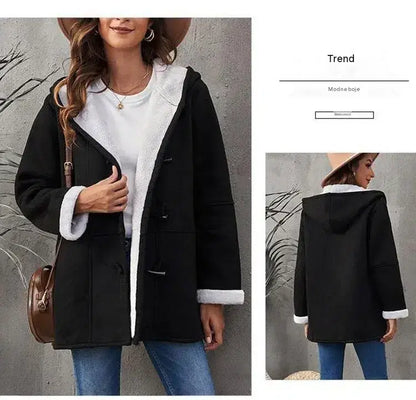 🐏🥼50% OFF💖Elegantna i topla ženska jakna s podstavom od imitacije brušene kože, veličine S-5XL, ležerna zimska jakna