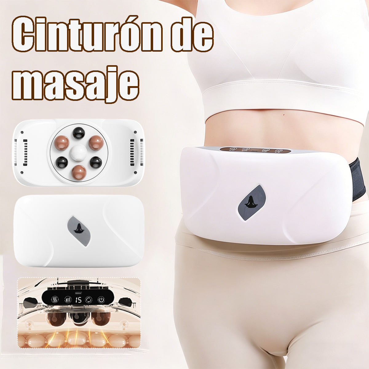 🔥Éxito de ventas 【Descuento del 50%】✨Máquina de masaje abdominal y quema de grasa. Ayuda a reducir la grasa de la cintura y el abdomen.