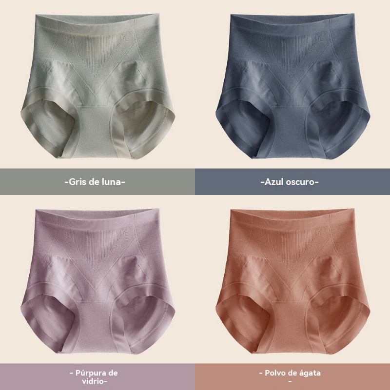 🍓【Set od 4 dijela】Visoko strukirano antibakterijsko svileno donje rublje🍑 Nježna kontrola trbuha, udobno i prozračno, podiže i oblikuje stražnjicu✨💖