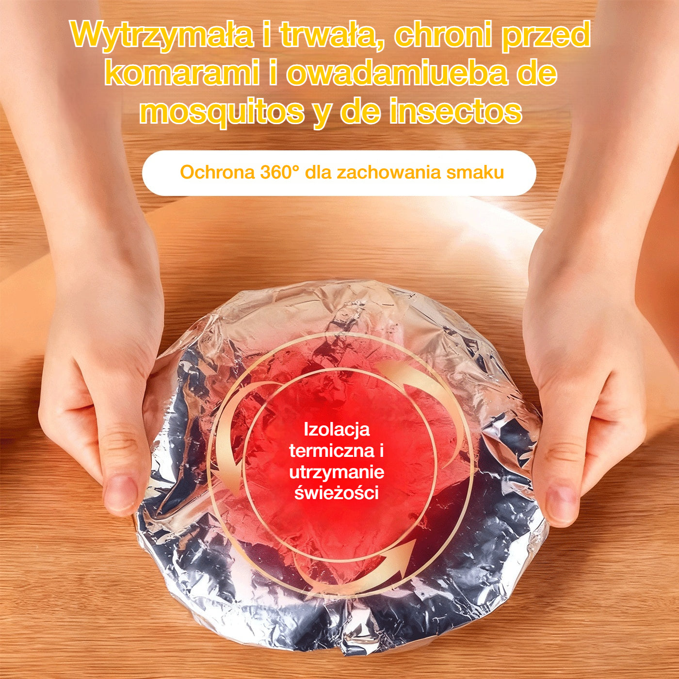 📢📢 RABAT 50%!⏰【50 sztuk】 Pokrywa izolacyjna z folii aluminiowej