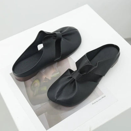 【Rabat 50%】【35-42】Sandały retro damskie letnie płaskie kapcie