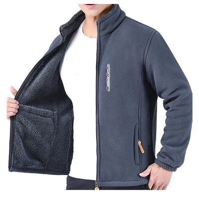 😎【XL-6XL】Muška debela jakna od samta za jesen i zimu