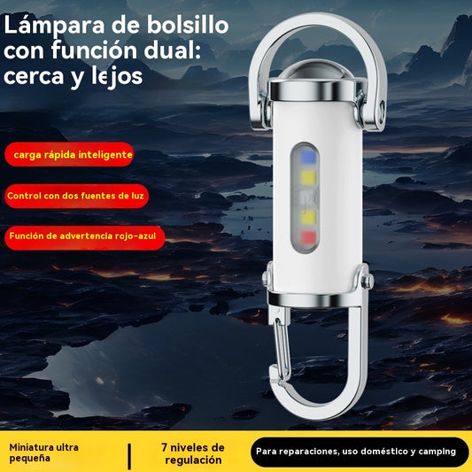 🔥 ¡1+1 GRATIS! 🔦 Mini Linterna Táctica Superbrillante | 8000 Lúmenes y Resistente al Agua 💦