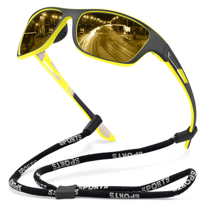 🚵‍♂️😎 【50% zľava 🔥】🕶⚡ Pánske športové slnečné okuliare, polarizačné, so zrkadlovými sklami, moderné a prachotesné, ideálne na outdoorovú cyklistiku