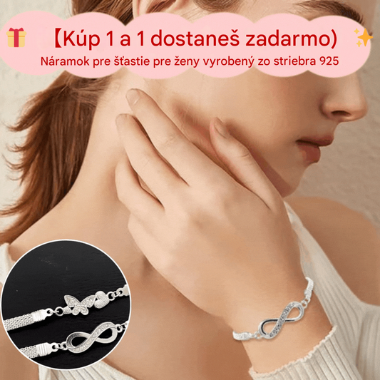 ✨🎁【Kúp 1 a získaj 1 zadarmo】✨✨Dámsky náramok pre šťastia, vyrobený zo striebra 925