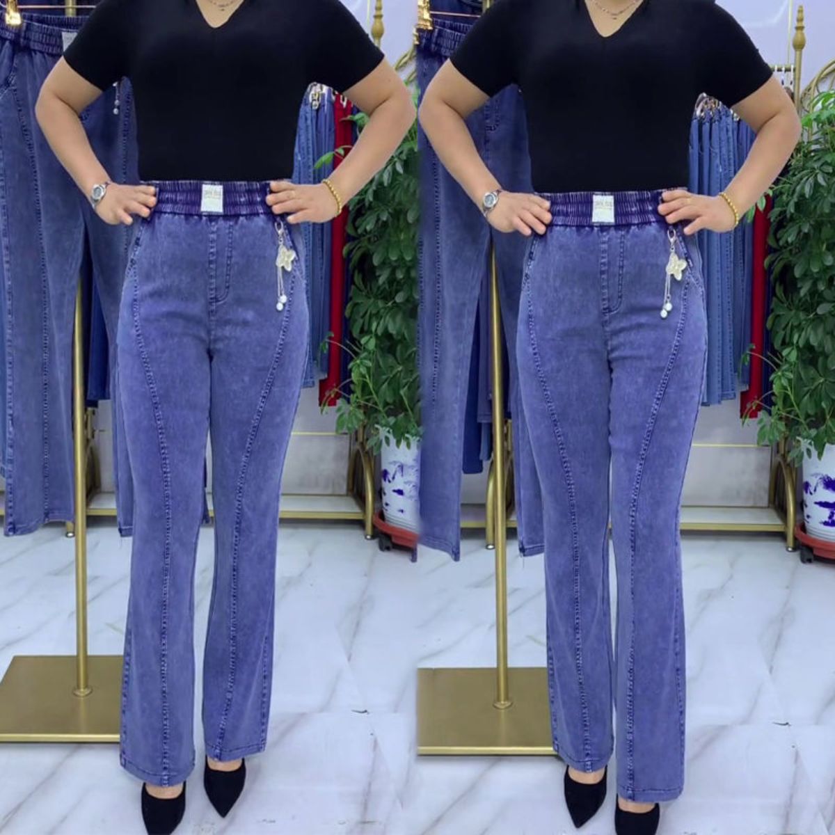 👖【M-4XL】Ženske rastezljive traperice visokog struka