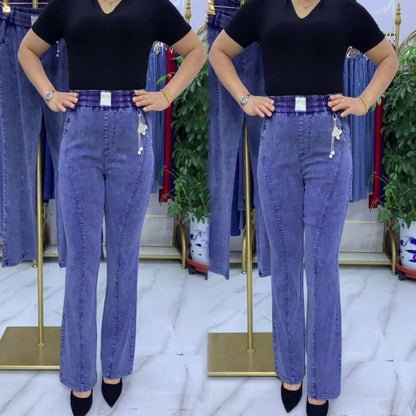 👖【M-4XL】Ženske rastezljive traperice visokog struka