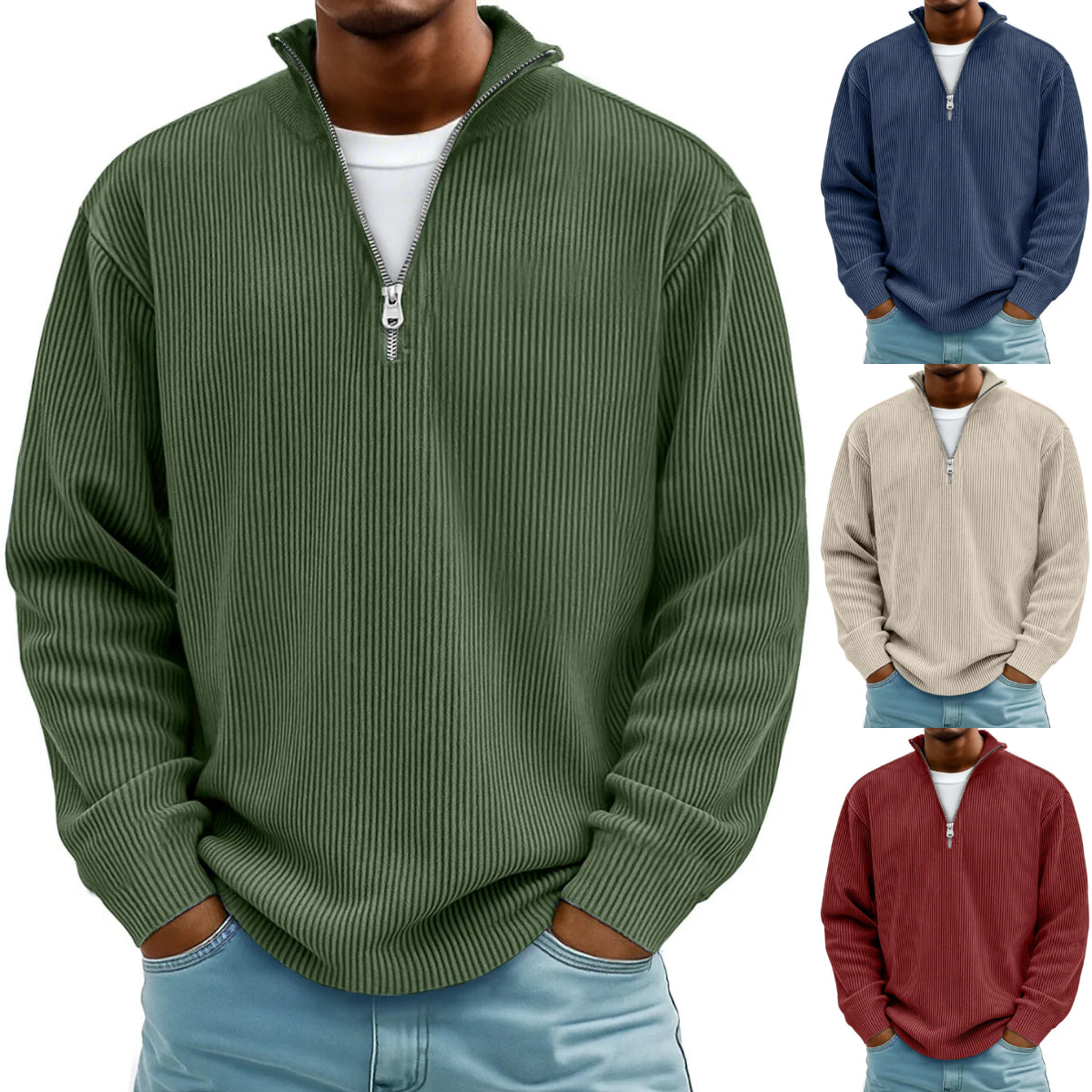 🔥【S-5XL】Jesień/Zima 2026 Nowa męska bluza ze stójką