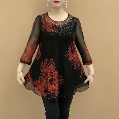 ✨😍30% zniżki! 【M-4XL】2026 Nowa koronkowa koszulka z krótkim rękawem
