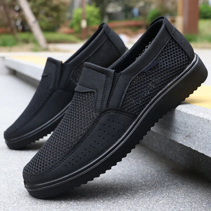 🔥【Rabat 50% 】👟🍃【39–47】Letnie męskie buty płócienne z przewiewną siatką, duże rozmiary